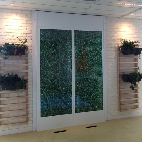 Mur de bulles mural double 2500 vert