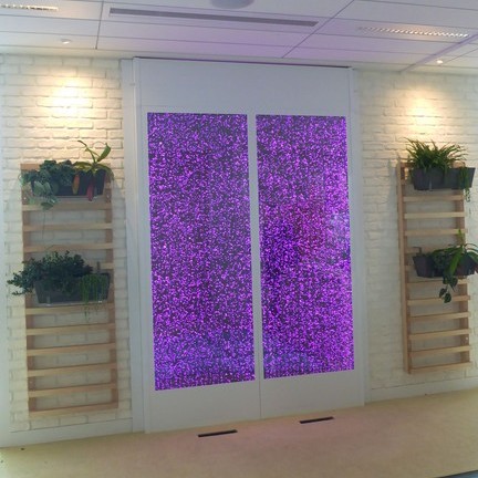 Mur de bulles mural double 2500 violet